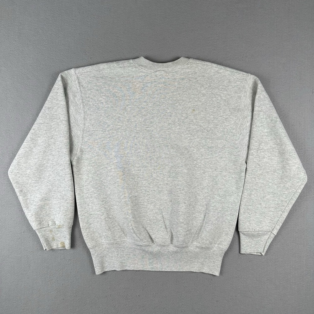 Vintage 90s Minnesota Vikings Sweatshirt Men's Medium Gray Pro Player 1996 - Picture 15 of 16